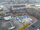 Luchtfoto van Appingedam.